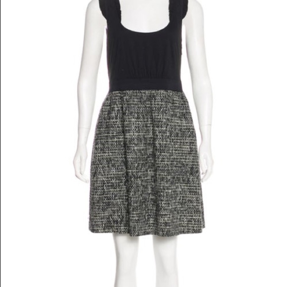 Rebecca Taylor tweed combo dress